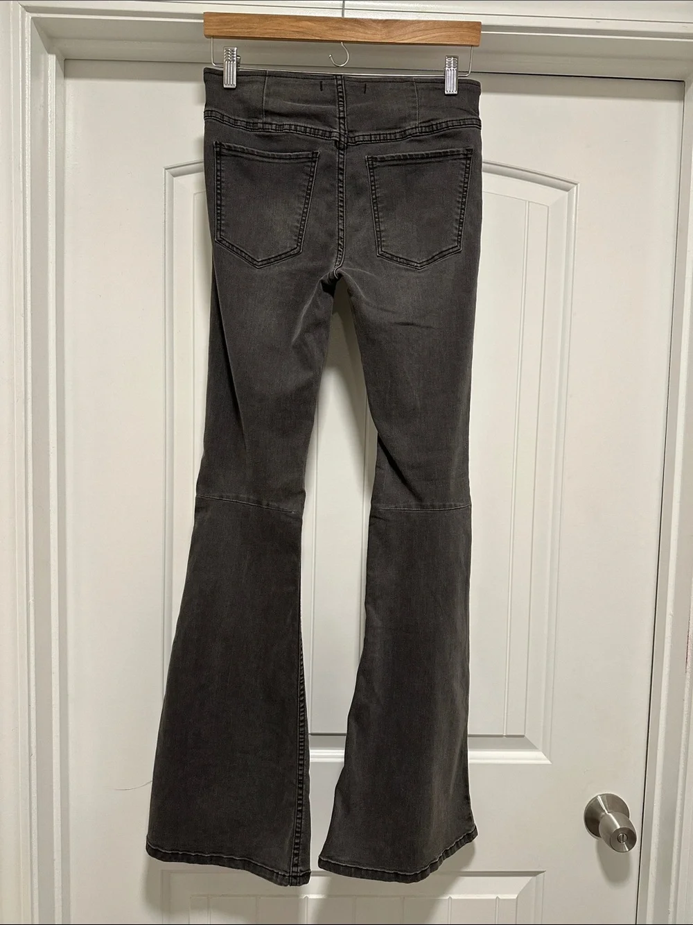 Free People Black Flare Jeans